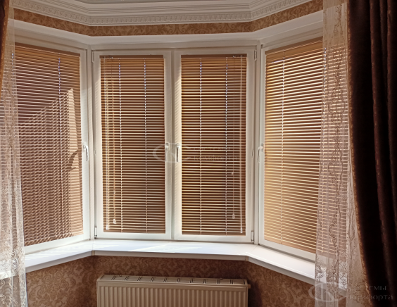 Горизонтальные алюминиевые жалюзи